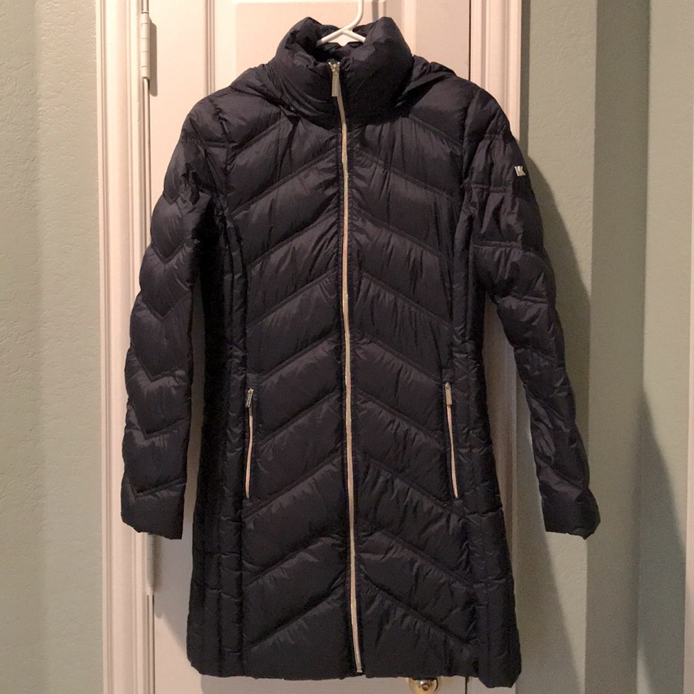 Micheal Kors Packable Down Jacket, Size Small
